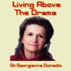 Living Above the Drama Podcast Art